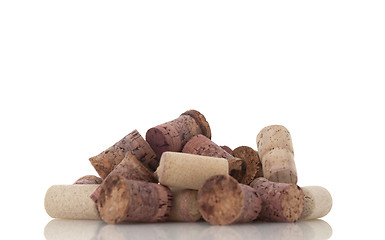 Image showing Corks from bottles guilt