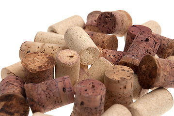 Image showing Used corks from bottles guilt