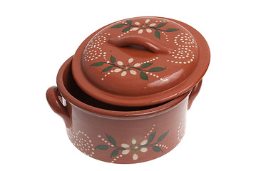 Image showing Clay pot for cooking