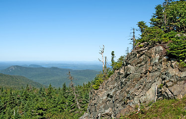 Image showing Rocky mountain slope