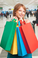 Image showing Attractive woman in the store