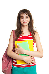 Image showing Pretty teenage girl