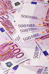 Image showing euro banknotes