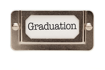 Image showing Graduation File Drawer Label