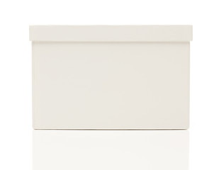 Image showing Blank White Box with Lid on White