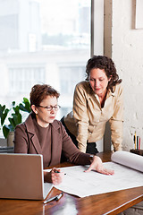 Image showing Working businesswomen