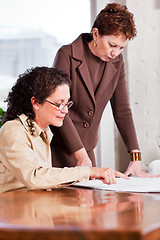 Image showing Working businesswomen