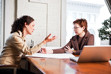 Image showing Working businesswomen