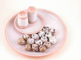 Image showing quail eggs