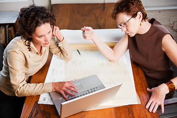 Image showing Working businesswomen