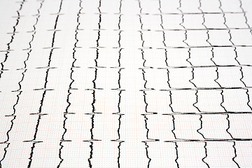 Image showing ECG print