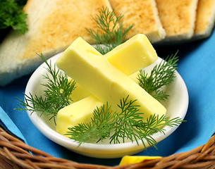 Image showing Tray Of Butter