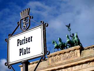 Image showing Paris Place in Berlin