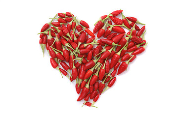 Image showing chili heart