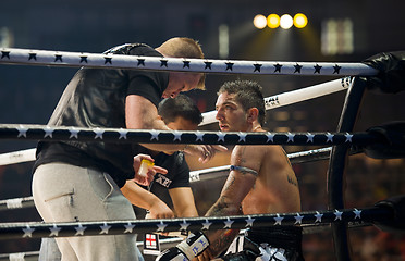 Image showing English thaiboxing world champion Liam Harrison