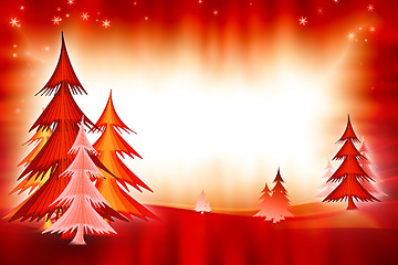 Image showing red christmas