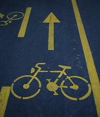 Image showing Bike sign 2