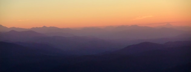 Image showing Panoramic and aerial view of Pyrenees mountains