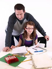 Image showing Helping with Homework