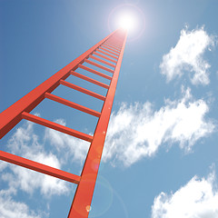Image showing Ladder to the Sky