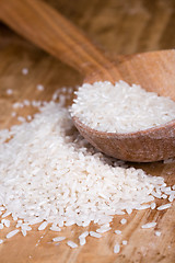 Image showing uncooked white rice