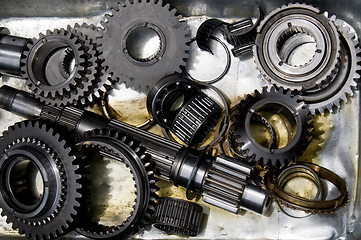 Image showing Gearbox components