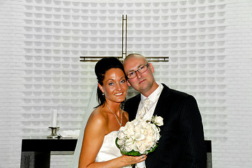 Image showing Bride and groom 