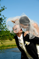 Image showing Bride and groom