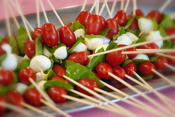 Image showing Appetizers at a Party