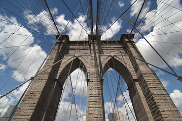 Image showing Brooklyn Bridge Architecture