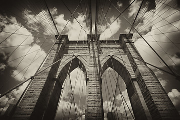 Image showing Brooklyn Bridge Architecture