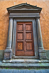 Image showing Old Door in Pisa, Italy