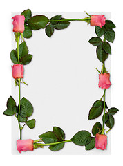 Image showing Rose frame 1