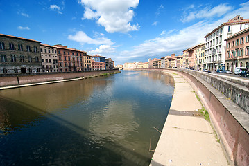 Image showing Lungarni, Pisa