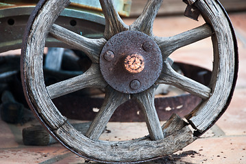 Image showing Wooden Wheel in Saint Thomas