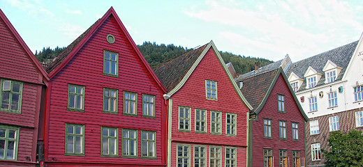 Image showing Architecture of Bergen, Norway