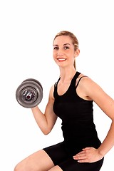 Image showing Weight training