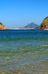 Image showing Copacabana beach view from Niteroi