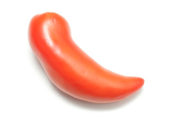 Image showing Long tomato isolated on white