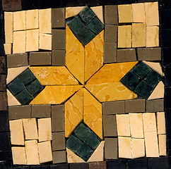 Image showing Geometrical colorful mosaic