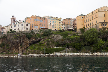 Image showing Citadel Fortress and medieval architecture Bastia Corsica France