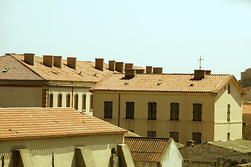 Image showing medieval architecture bonifacio corsica