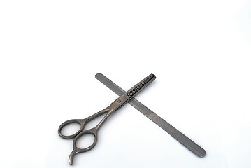 Image showing scissors, nail file