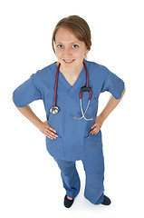 Image showing Smiling young nurse