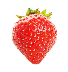 Image showing Organic Strawberry