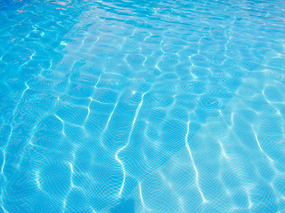 Image showing Pool water