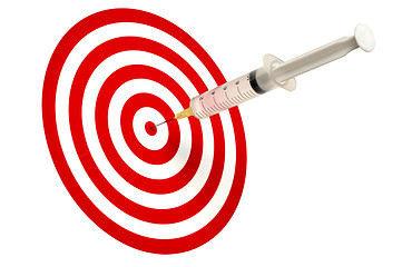 Image showing Syringe and Target