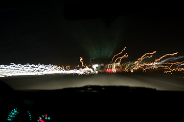 Image showing Highway At Night