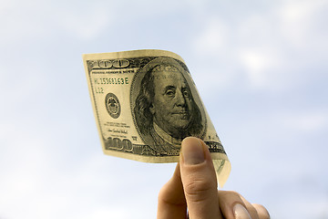 Image showing Hundred dollars