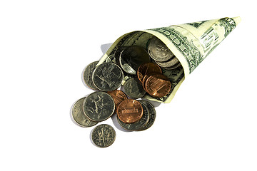 Image showing American coins